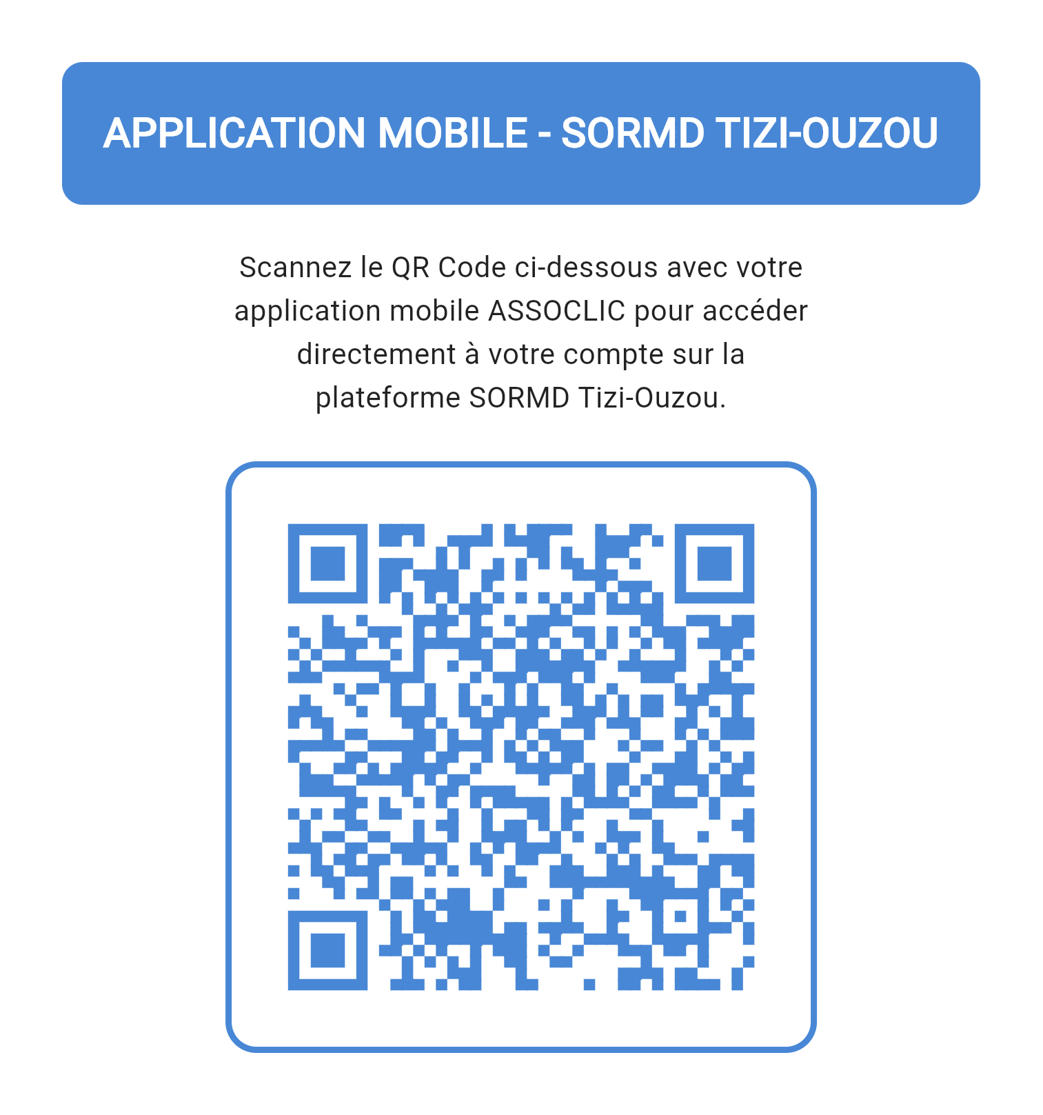 QR Code SORMD